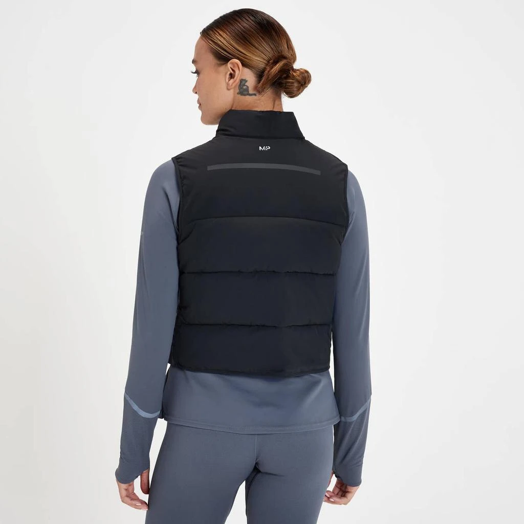 商品The Hut|MP Women's Velocity Cropped Gilet - Black,价格¥383,第3张图片详细描述