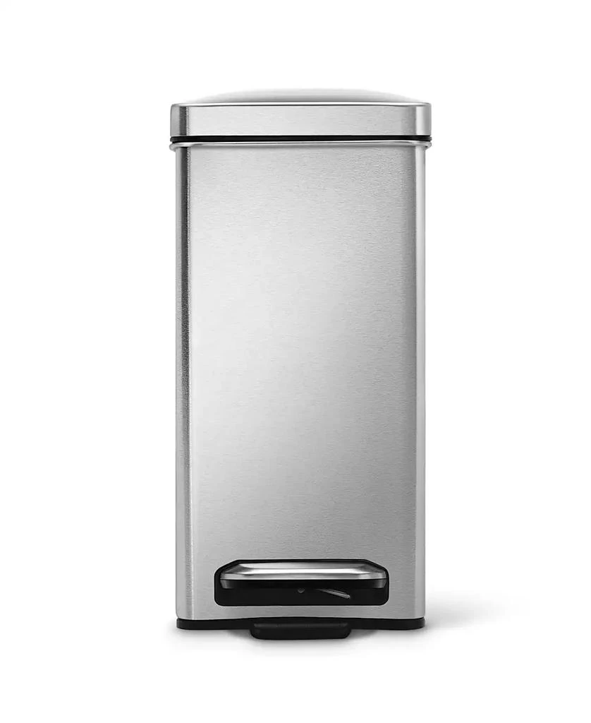 商品simplehuman|Profile Step Trash Can, 10 Liters,价格¥351,第2张图片详细描述