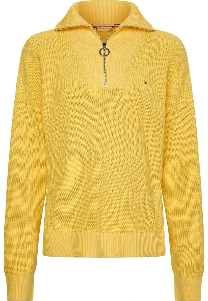 商品Tommy Hilfiger|Tommy Hilfiger Hayana Sweater Geel WW0WW34962 Z0A,价格¥1040,第1张图片