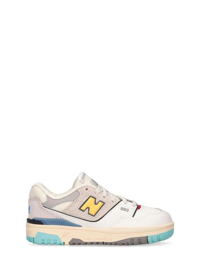 商品New Balance|Leather & Mesh Lace-up Sneakers,价格¥497,第1张图片