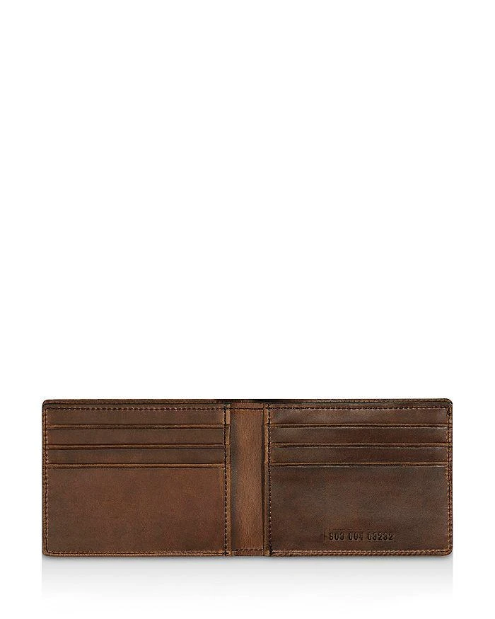 商品Shinola|Slim Navigator Distressed Leather Bi Fold Wallet,价格¥1684,第2张图片详细描述