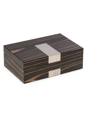 商品Bey-Berk|Multi-Compartment Wooden Valet Box,价格¥1326,第2张图片详细描述