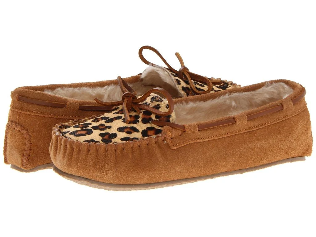 商品Minnetonka|加绒豹纹Leopard Cally Slipper,价格¥299,第1张图片