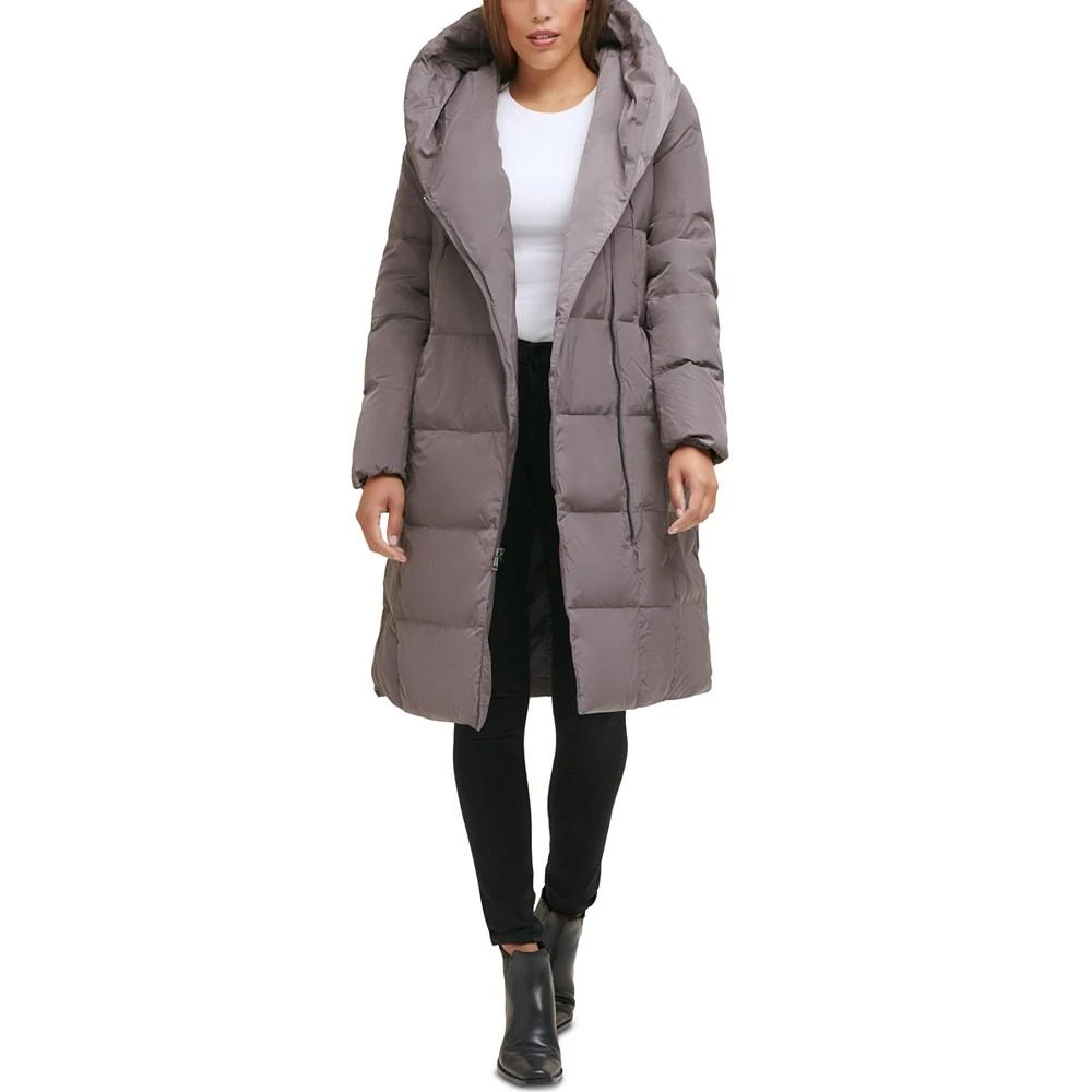 Women's Signature Asymmetrical Pillow-Collar Down Puffer Coat 商品