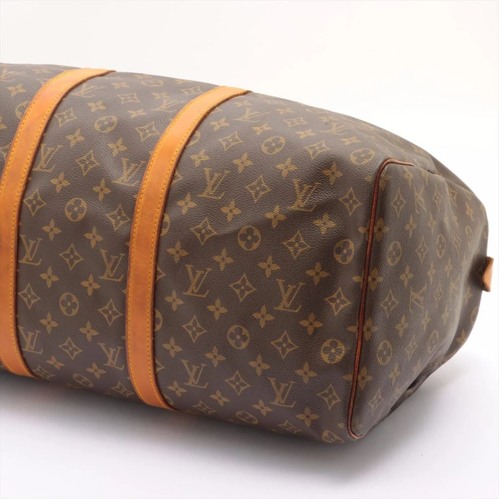 商品[二手商品] Louis Vuitton|Louis Vuitton Brown Monogram Canvas Leather Keepall 50 cm Duffle Bag Luggage,价格¥11076,第3张图片详细描述