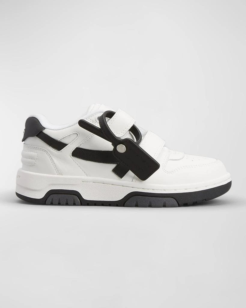 商品Off-White|Kid's Out Of Office Leather Sneakers, Size Toddler/Kids,价格¥3627,第1张图片