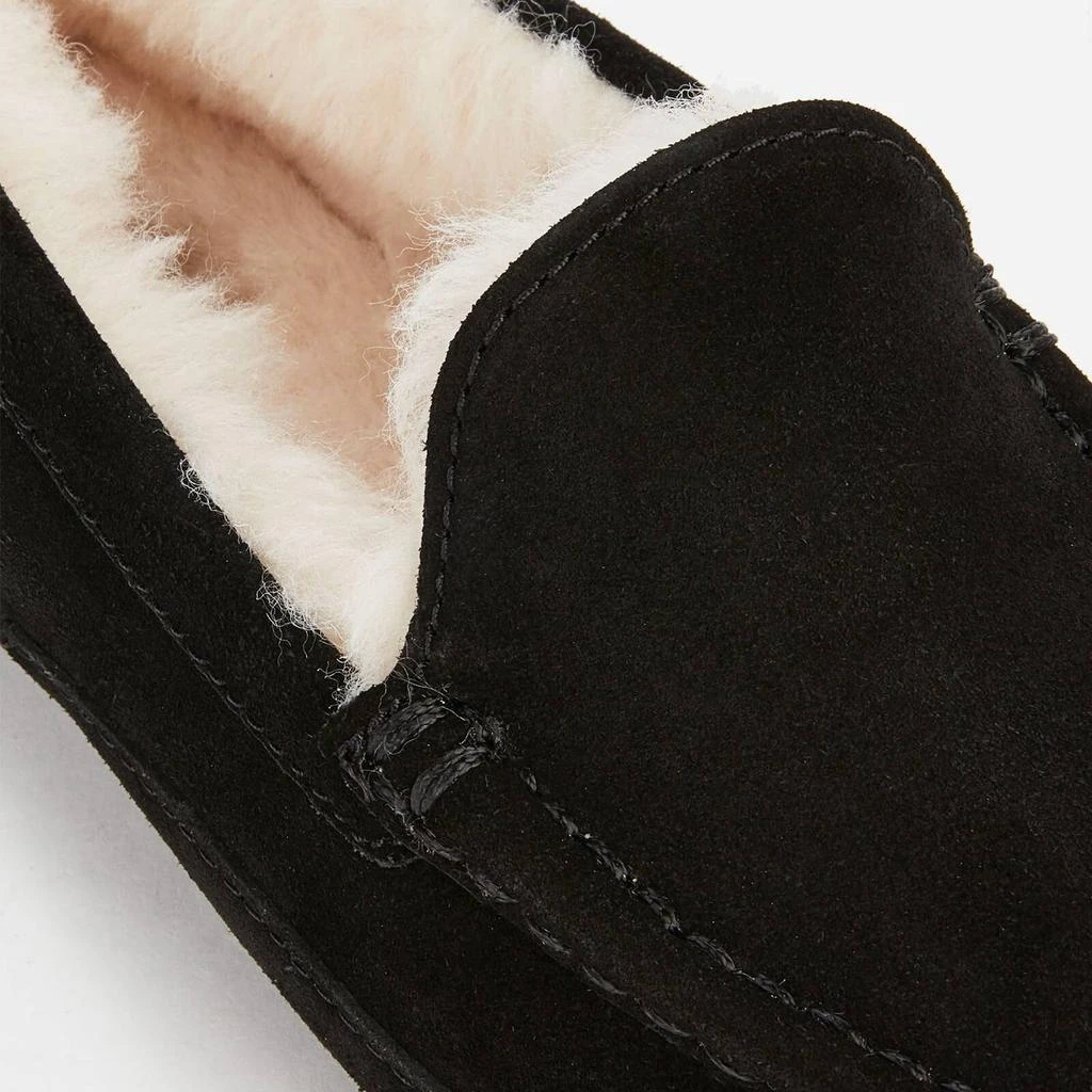商品UGG|UGG KIDS' ASCOT SUEDE SLIPPERS - BLACK SUEDE,价格¥230,第4张图片详细描述