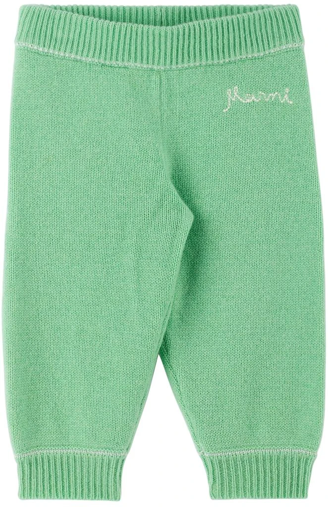 商品Marni|Baby Green Logo Lounge Pants,价格¥529,第1张图片