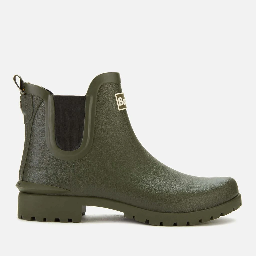 商品Barbour|Barbour Women's Wilton Chelsea Wellies - Olive,价格¥529,第1张图片