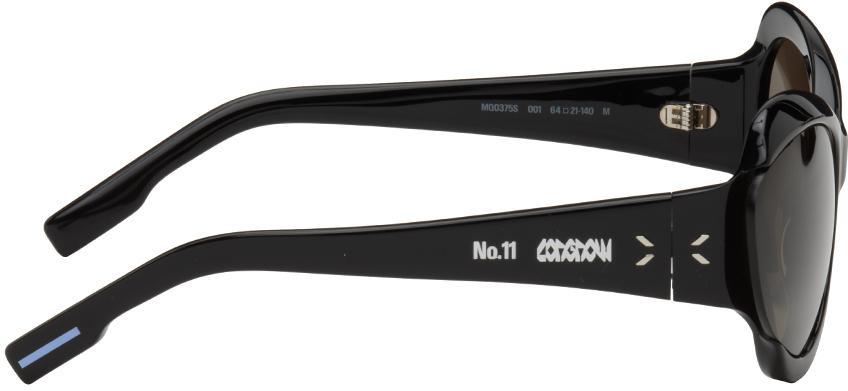 商品Alexander McQueen|Black Futuristic Sunglasses,价格¥1480,第4张图片详细描述