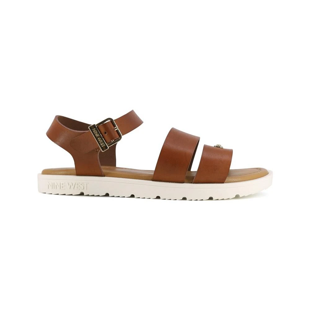 商品Nine West|Little Girls Double Strap Open Toe Hedy Sandals,价格¥251,第2张图片详细描述