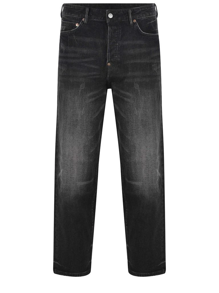 商品Evisu|Jeans  Black In Dark Denim Cotton Blend.,价格¥2901,第1张图片