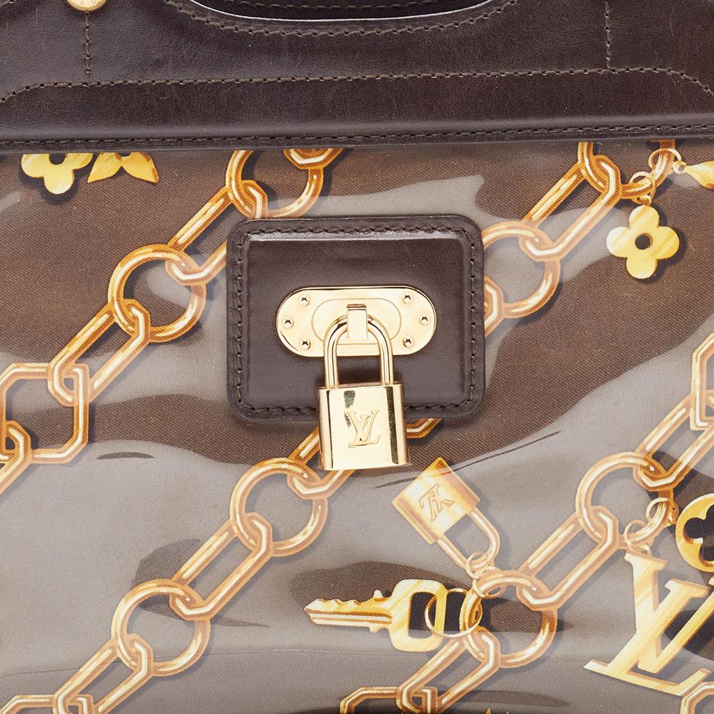 Louis Vuitton Taupe Monogram Charms Cabas Bag商品第5张图片规格展示