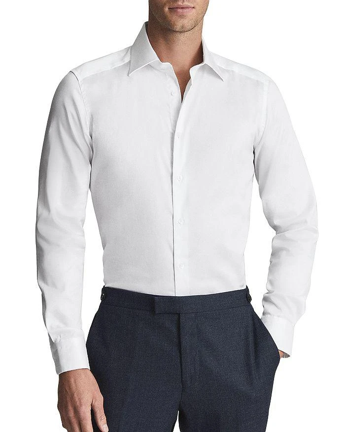 商品REISS|Frontier Cotton Stretch Slim Fit Shirt,价格¥464,第1张图片