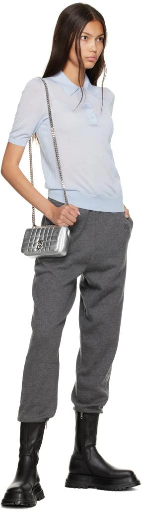 商品Burberry|Silver Mini Lola Crossbody Bag,价格¥11753,第4张图片详细描述
