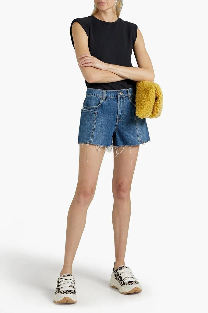 商品FRAME|Frayed denim shorts,价格¥906,第4张图片详细描述