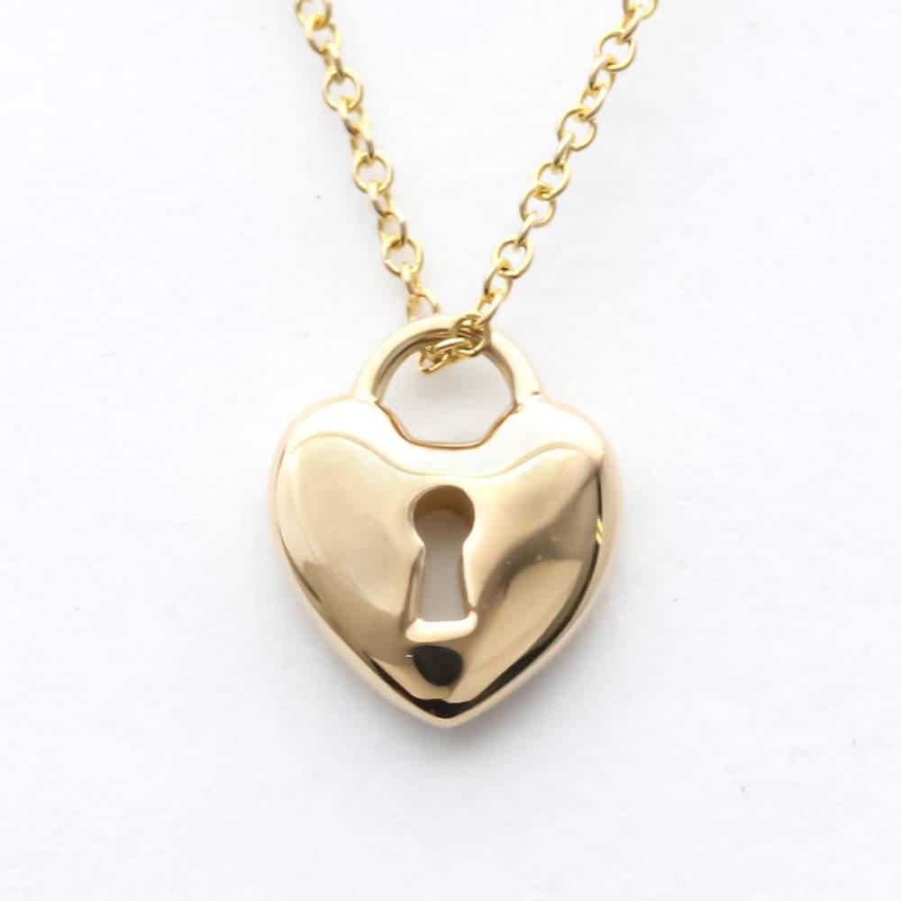 Tiffany & Co. Heart Lock 18K Rose Gold Necklace商品第6张图片规格展示