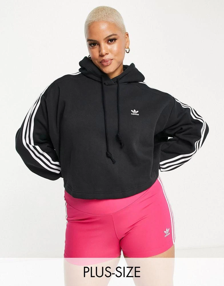 商品Adidas|adidas Originals Plus adicolor hoodie in black,价格¥468,第1张图片