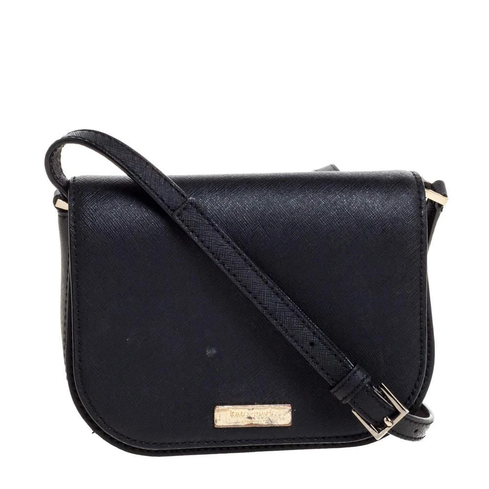 商品[二手商品] Kate Spade|Kate Spade Black Leather Nadine Crossbody Bag,价格¥999,第1张图片