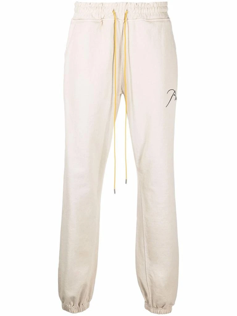 商品Rhude|RHUDE Lounge Trousers Off White,价格¥5604,第1张图片