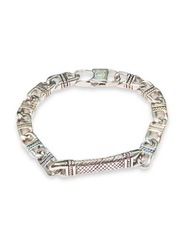 商品Jean Claude|Dell Arte By Jean Claude Jewelry Stainless Steel Link Chain Bracelet,价格¥407,第2张图片详细描述