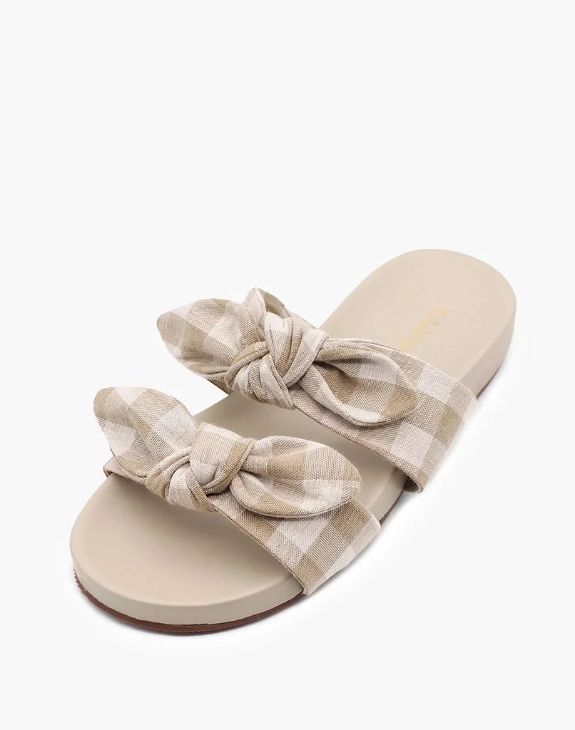 商品Madewell|KAANAS CORA DOUBLE BOW ESPADRILLE SANDAL,价格¥872,第3张图片详细描述