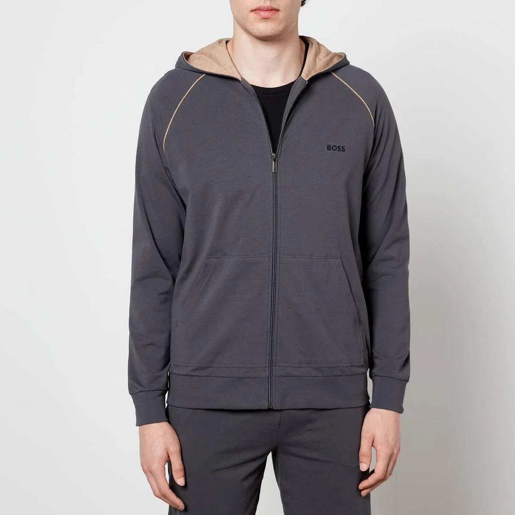 商品Hugo Boss|BOSS Bodywear Men's Mix&Match Hoodie - Dark Grey,价格¥297,第1张图片