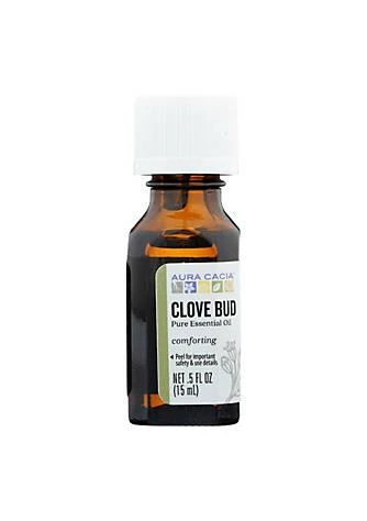 商品Aura Cacia|Essential Oil - Clove Bud - .5 oz,价格¥111,第1张图片