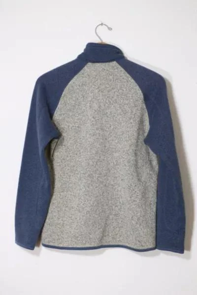 Vintage Patagonia Marled Mock Zip Pullover Fleece Colorblock Sweatshirt 08 商品