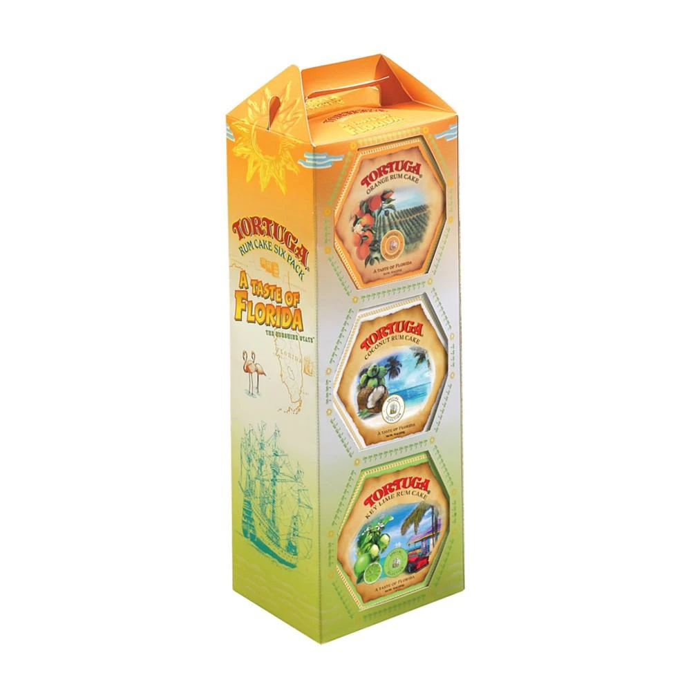 商品Alder Creek Gift Baskets|Tortuga Taste of Florida Cake, Pack of 6,价格¥411,第1张图片