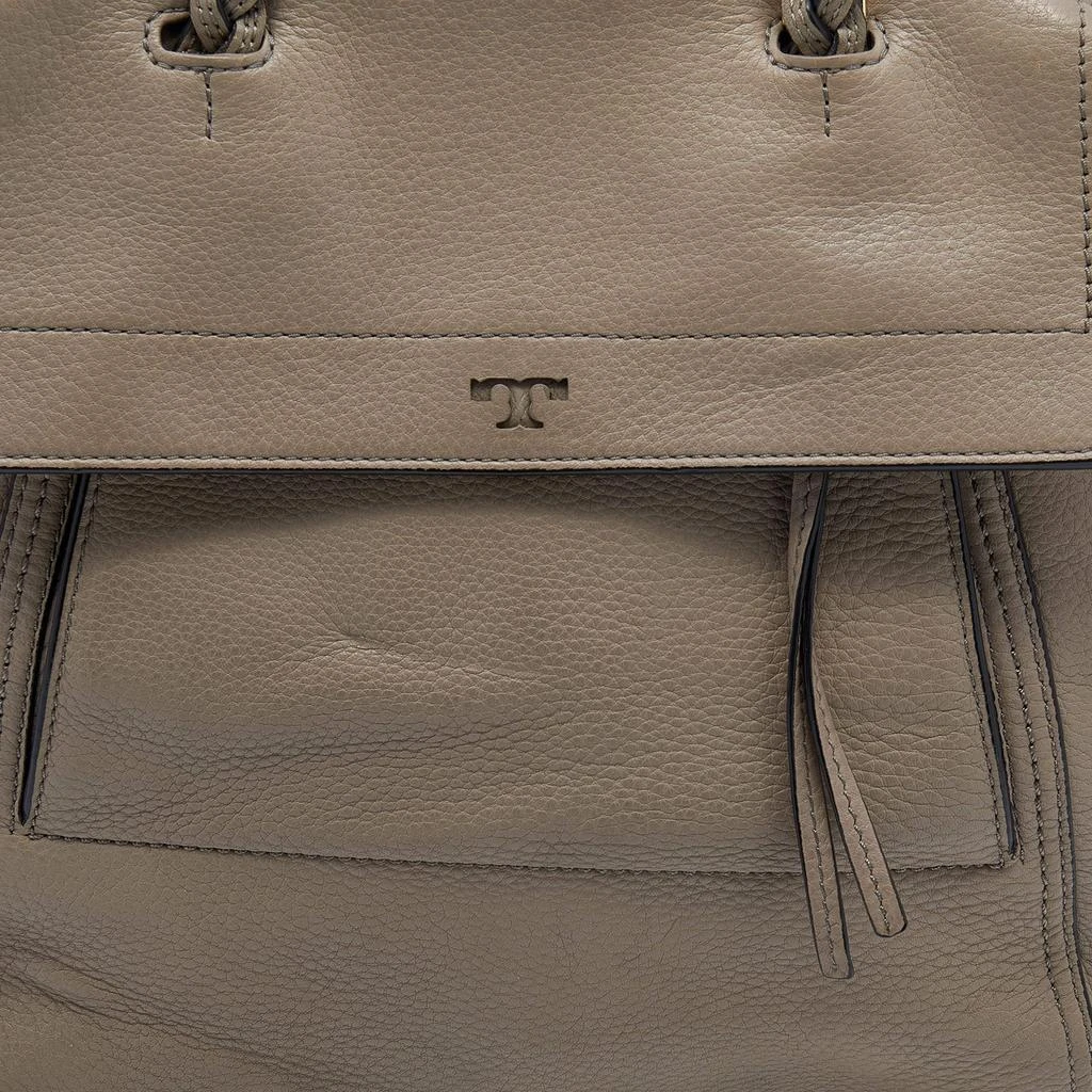 商品[二手商品] Tory Burch|Tory Burch Grey Leather Half Moon Satchel,价格¥788,第5张图片详细描述