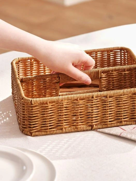 商品HouseRecipe|PP Rattan Handle Divider_Brown / Beige,价格¥341,第5张图片详细描述