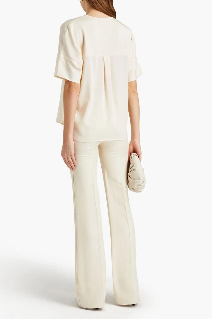 商品Vince|Silk-blend crepe de chine top,价格¥983,第3张图片详细描述