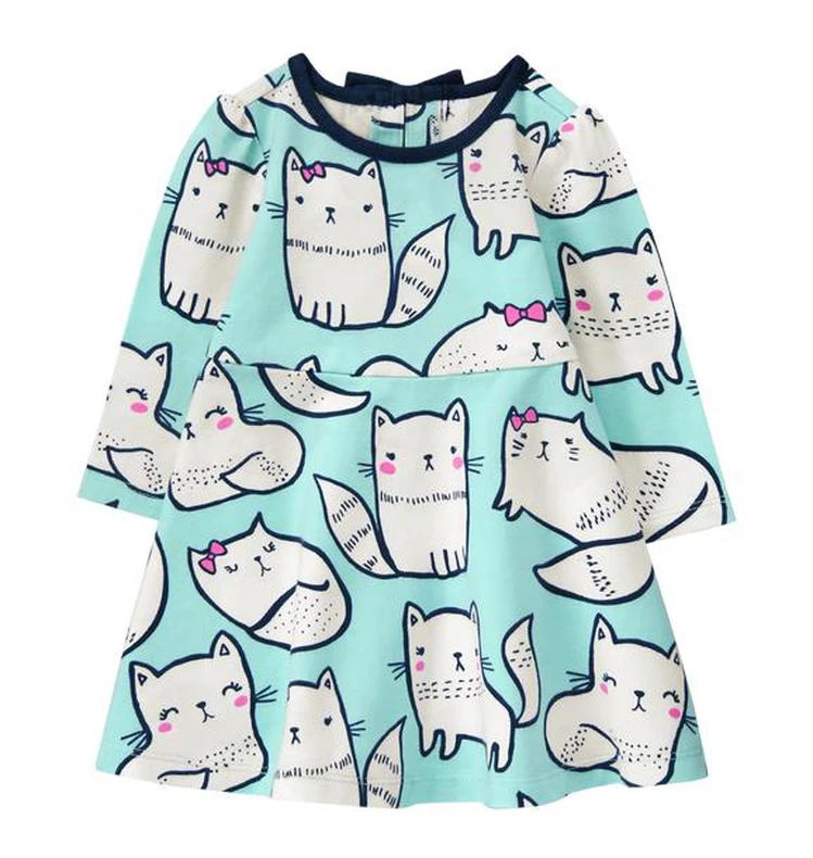 商品Gymboree|女婴小猫咪直身裙,价格¥164,第1张图片