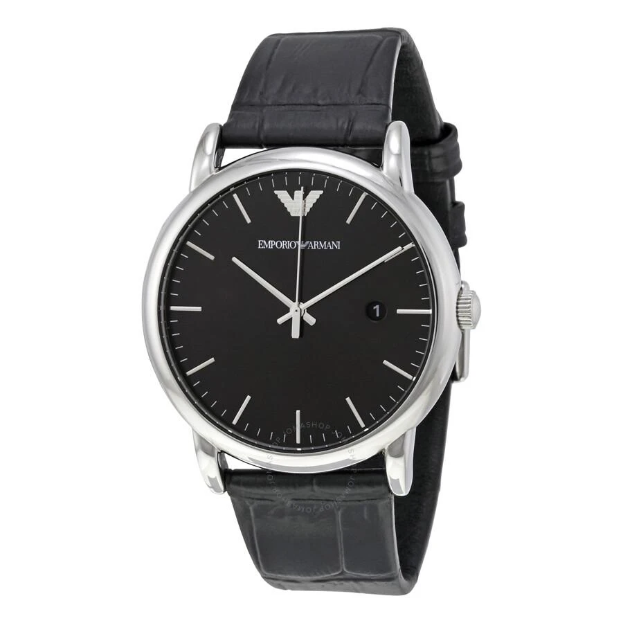 商品Emporio Armani|阿玛尼 Luigi 黑色表盘男装手表 AR2500,价格¥716,第1张图片