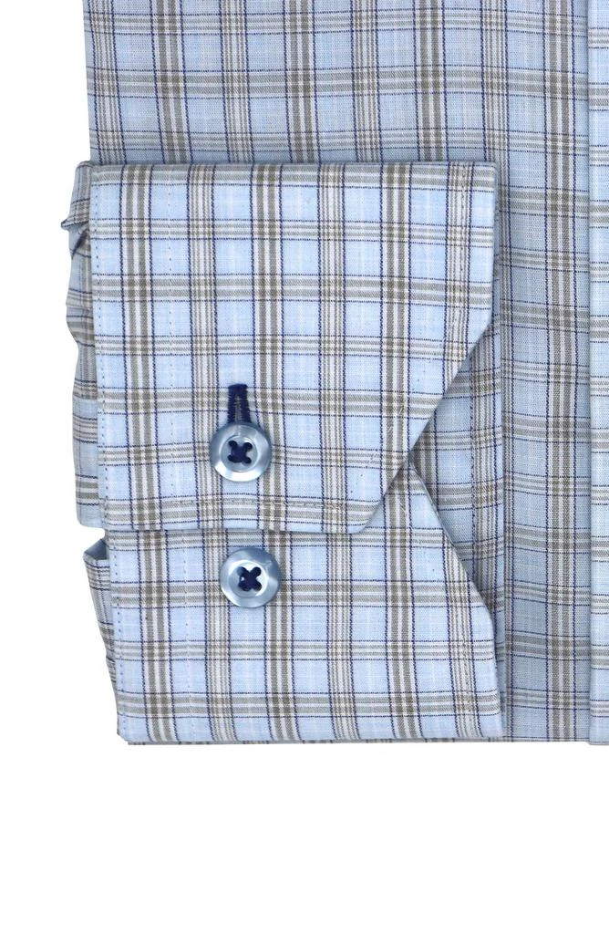 商品Lorenzo Uomo|Trim Fit Long Sleeve Perfect Button Front Dress Shirt,价格¥414,第3张图片详细描述