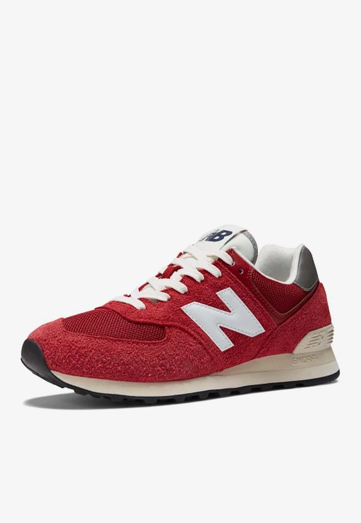 商品New Balance|574 Low-Top Sneakers in Varsity Red with White,价格¥1085,第3张图片详细描述