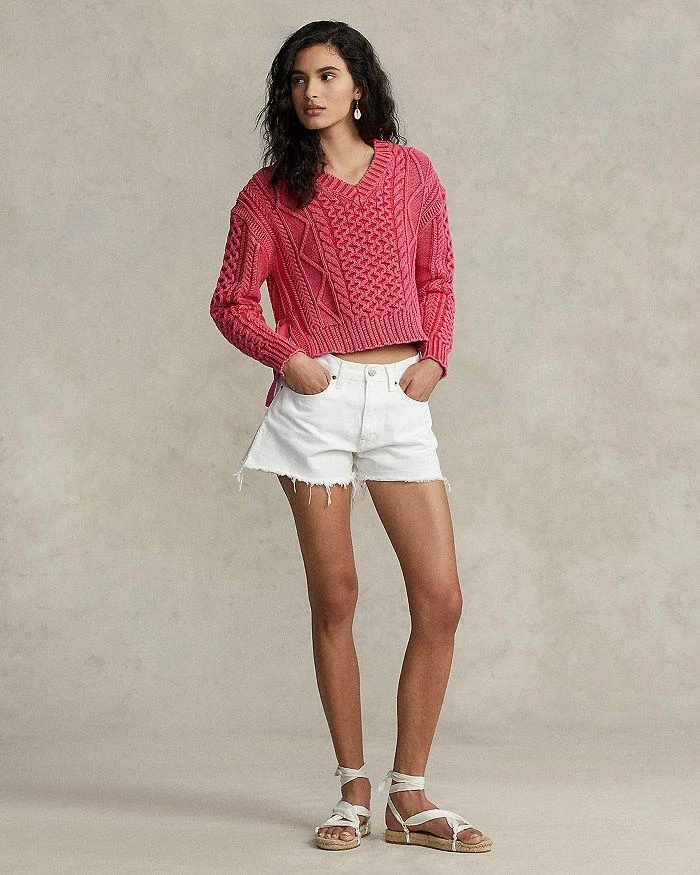 商品Ralph Lauren|Side Tie Cropped Sweater,价格¥443,第2张图片详细描述