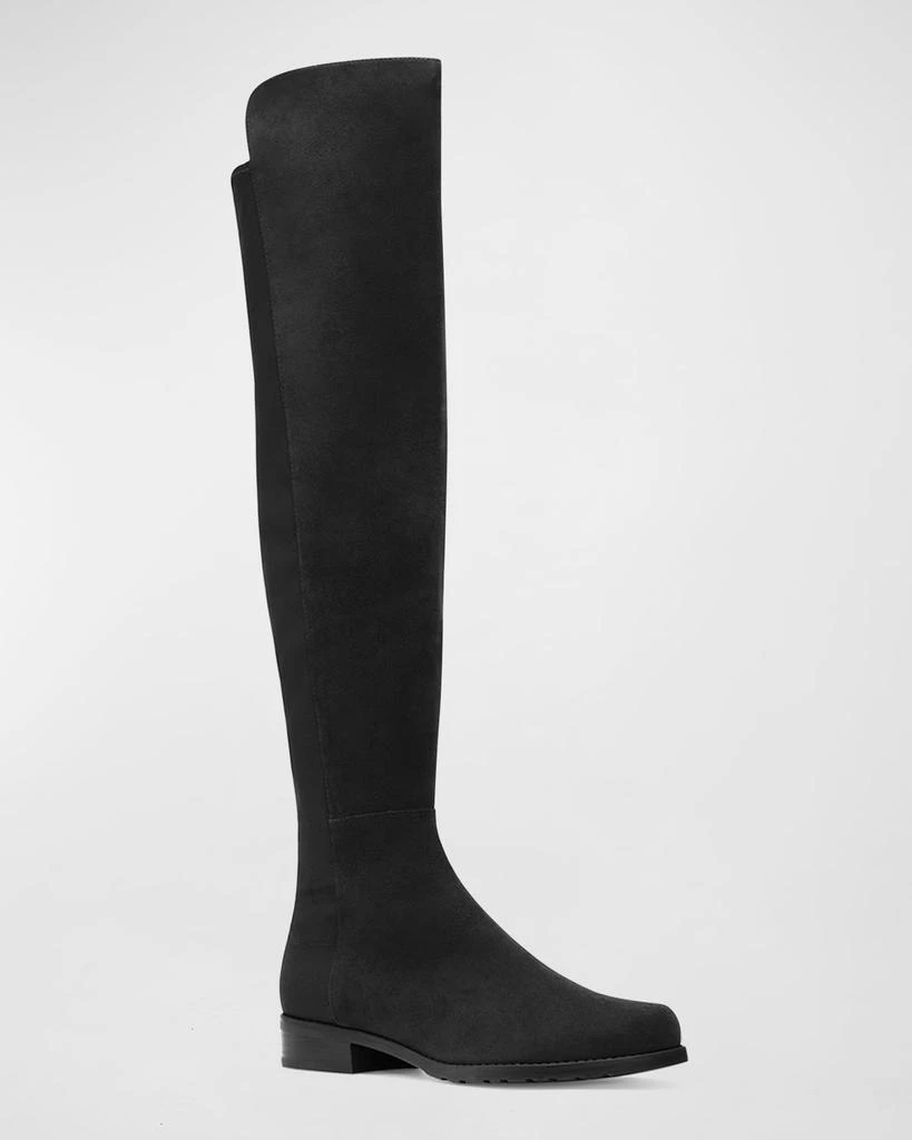 商品Stuart Weitzman|5050 Suede Over-The-Knee Boots,价格¥6156,第2张图片详细描述
