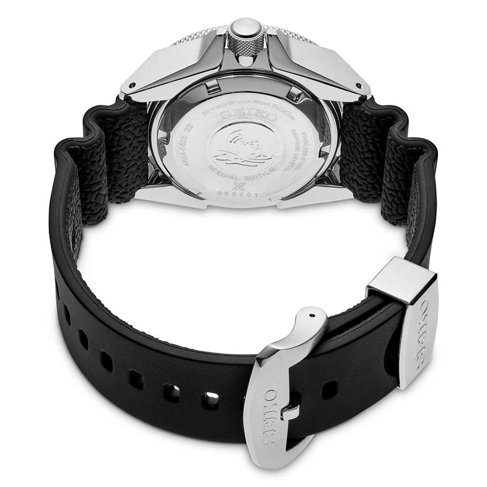 商品Seiko|Men's Automatic Prospex PADI Special Edition Black Rubber Strap Watch 44mm,价格¥4428,第3张图片详细描述