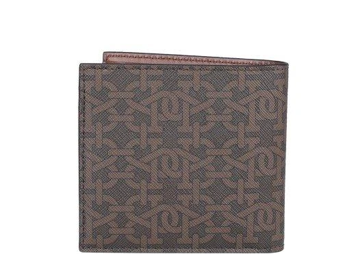 商品Bally|Bally Logo Monogram Printed Bifold Wallet,价格¥1349,第2张图片详细描述