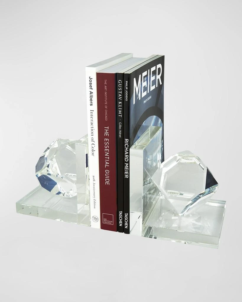 商品Tizo|Clear Crystal  Bookend Pair,价格¥1247,第2张图片详细描述