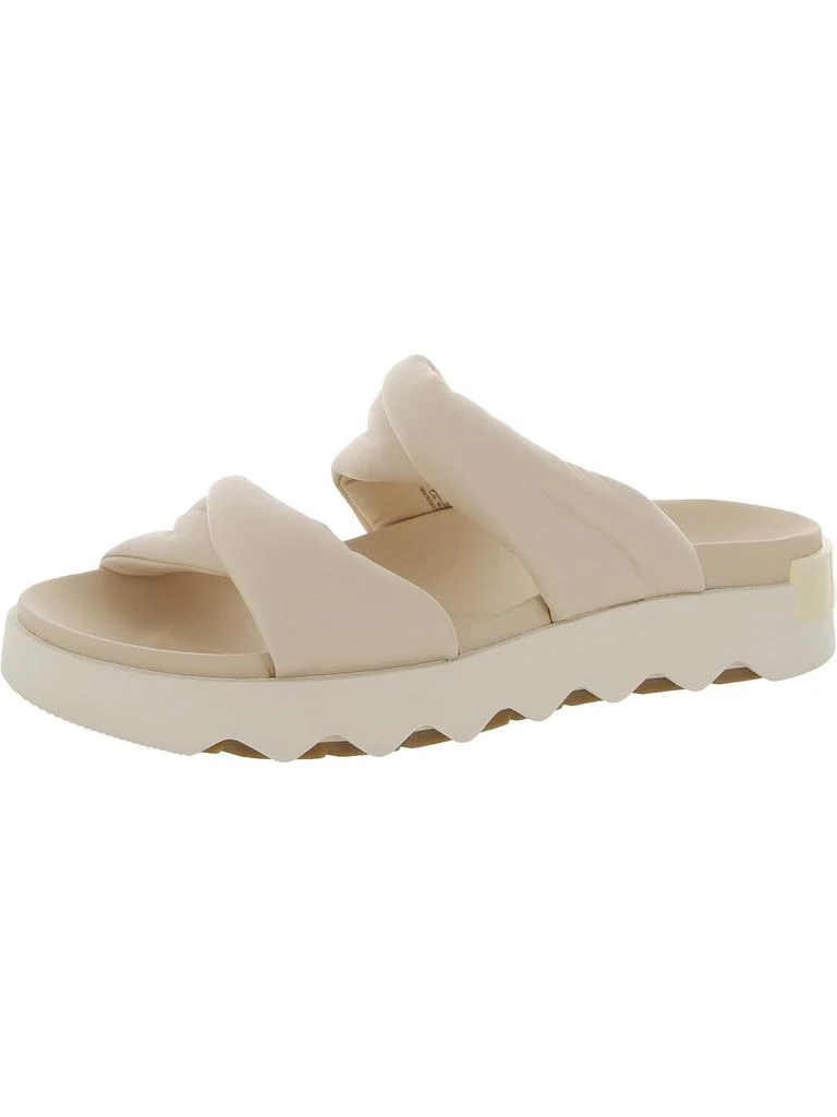 商品SOREL|Vibe Twist Womens Leather Slip On Slide Sandals,价格¥945,第4张图片详细描述