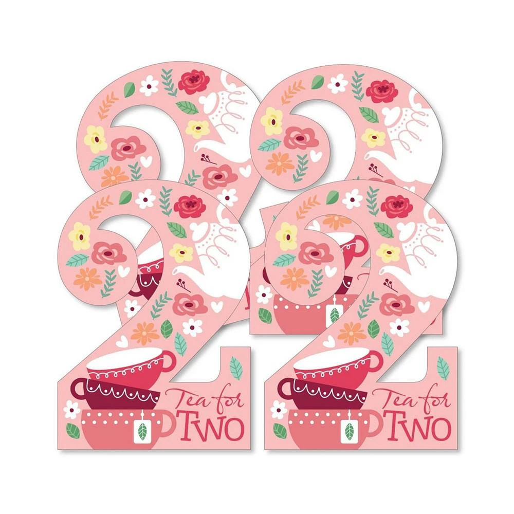 商品Big Dot of Happiness|2nd Birthday Tea for Two - Decorations DIY Birthday Party Essentials - 20 Ct,价格¥120,第3张图片详细描述
