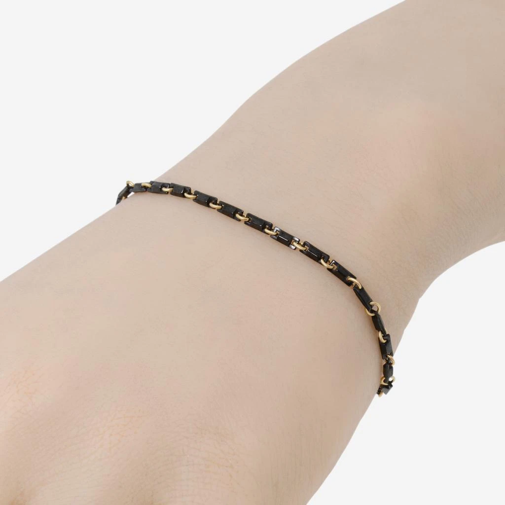 商品SuperOro|SuperOro 18K Rose Gold And Ceramic, Link Bracelet 62406,价格¥2481,第2张图片详细描述