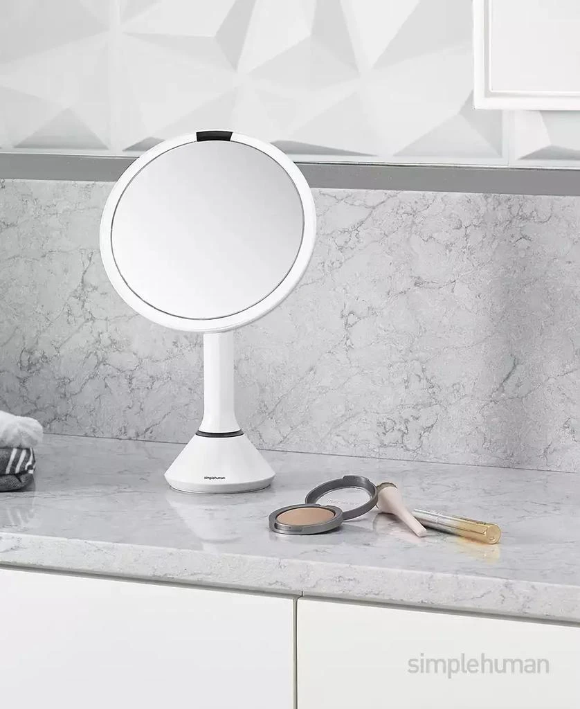 商品simplehuman|8" Round Sensor Makeup Mirror with Touch-Control Dual Light Settings,价格¥1503,第2张图片详细描述