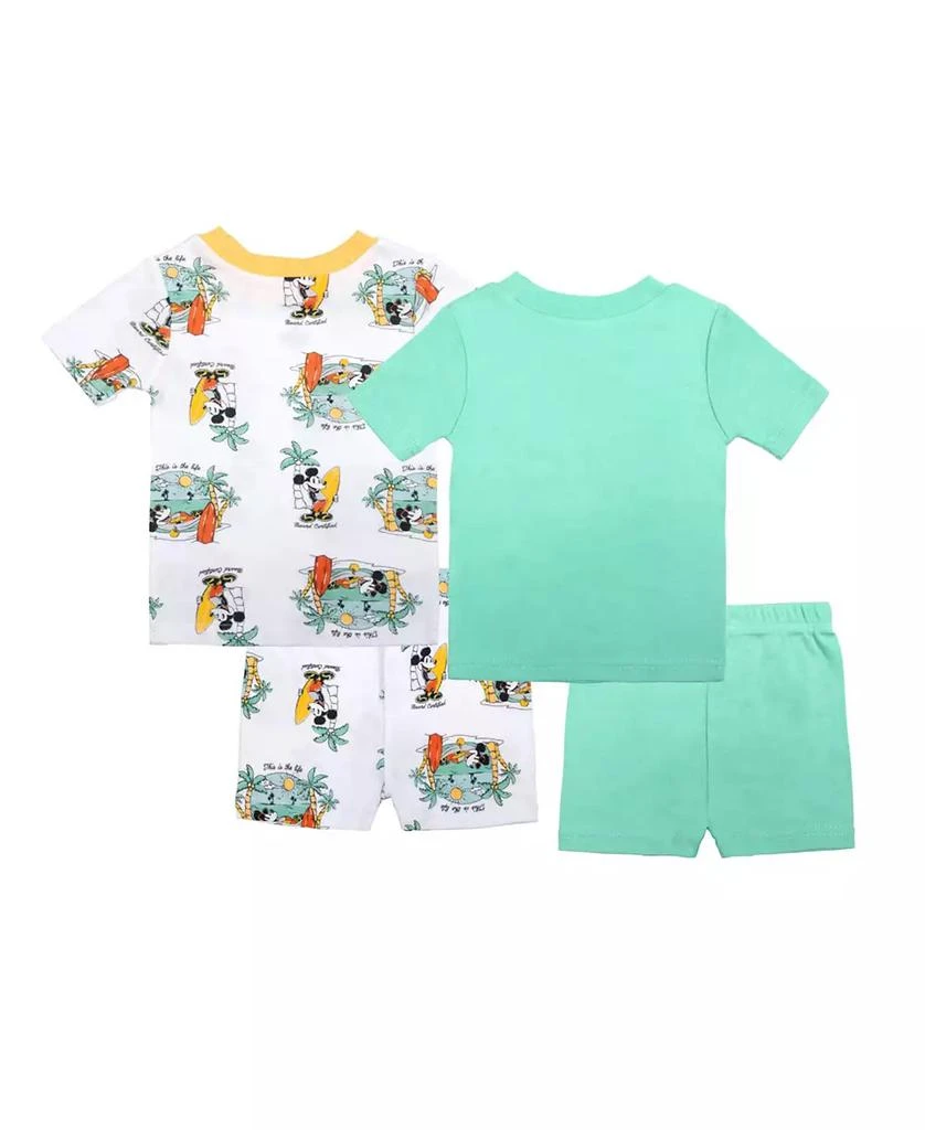 商品Mickey Mouse|Toddler Boys Cotton 4 Piece Pajama Set,价格¥75,第2张图片详细描述