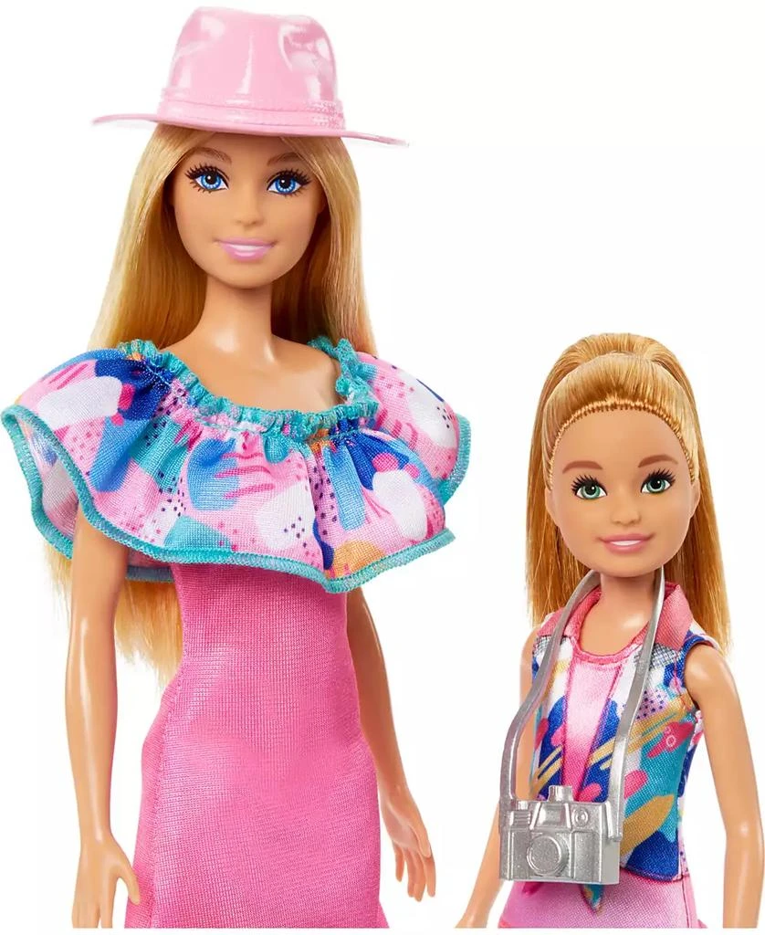 商品Barbie|and Stacie Sister Doll Set with 2 Pet Dogs and Accessories,价格¥172,第2张图片详细描述