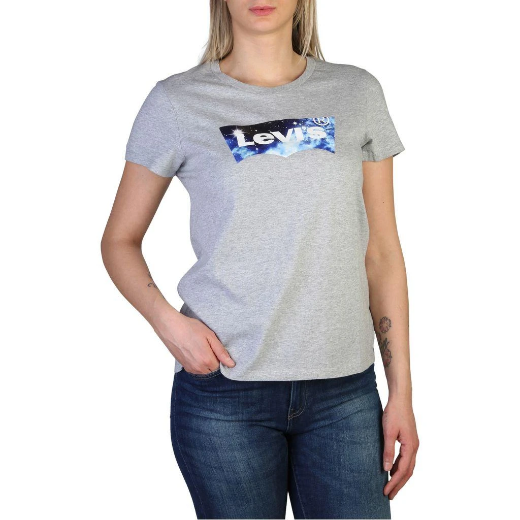 商品Levi's|T-shirts Grey Women,价格¥77,第1张图片