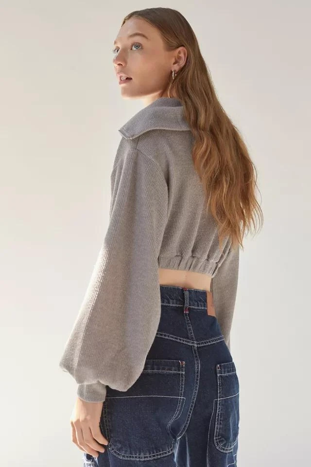 商品BDG|BDG New Leaf Cropped Sweatshirt,价格¥76,第2张图片详细描述